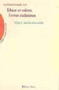 Educar en valores, formar ciudadanos