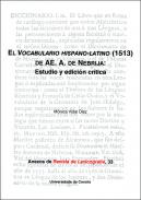 El vocabulario hispano-latino (1513) de AE. A. de Nebrija