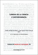Lengua de la ciencia e historiograf�a
