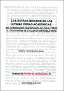 Los extranjerismos en las �ltimas obras acad�micas