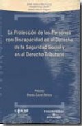 La protecci�n de las personas con discapacidad en el Derecho de la Seguridad Social y en el Derecho Tributario