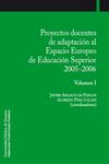 Proyectos docentes de adaptaci�n al Espacio Europeo de Educaci�n superior 2005-2006