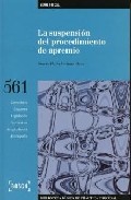 La suspensi�n del procedimiento de apremio