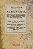 Disertaci�n sobre el origen de la esclavitud de los negros