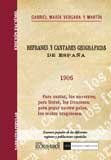 Refranes y cantares geogr�ficos de Espa�a