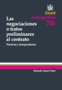 Las negociaciones o tratos preliminares al contrato