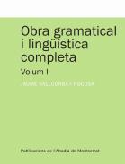 Obra gramatical i ling��stica completa, 1