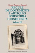 Recull de documents i articles d'hist�ria guixolenca, 3