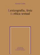 Lexicografia, l�xic i cr�tica textual
