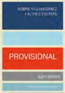 Sobre Villang�mez i altres escrits