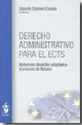 Derecho administrativo para el ECTS