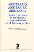 Arbitrario, arbitraire, arbitrary