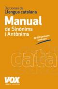 Diccionari manual de sin�nims i ant�nims de la llengua catalana