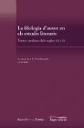 La filologia d'autor en els estudis literaris