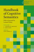 Handbook of Cognitive Semantics, 1
