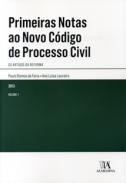 Primeiras notas ao novo C�digo de Processo Civil, I
