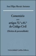 Coment�rio aos artigos 70� a 81� do C�digo Civil