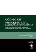 C�digo de processo civil e legisla��o complementar