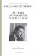 As Teses da Filosofia Portuguesa
