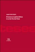 O excesso na leg�tima defesa � luz dos fins das penas