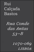 Rua Conde das Antas 53-B 1070-069 Lisboa