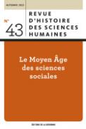 Le Moyen �ge des sciences sociales